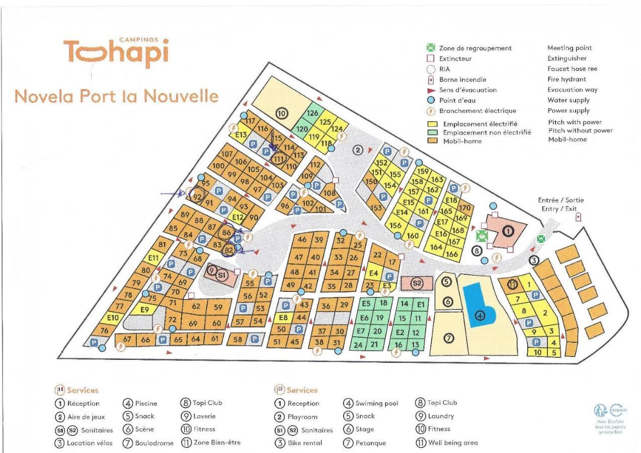 Mobil Home 6 Personnes Port La Nouvelle Exterior foto